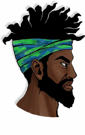 a furia do negro logo a